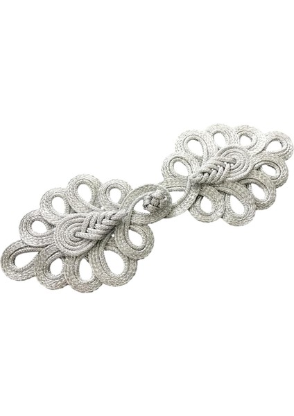 Çin Düğüm Kurbağa Düğmesi Moda El Yapımı Düğme Tang Takım Elbise Eşarp Hanfu Argent (Yurt Dışından) modelleri