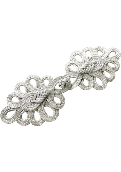 Çin Düğüm Kurbağa Düğmesi Moda El Yapımı Düğme Tang Takım Elbise Eşarp Hanfu Argent (Yurt Dışından) fırsatları