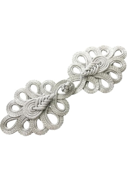 Çin Düğüm Kurbağa Düğmesi Moda El Yapımı Düğme Tang Takım Elbise Eşarp Hanfu Argent (Yurt Dışından) indirimleri