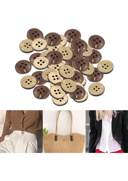 100 /takım Doğal Hindistan Cevizi Ğu Düğ Örgü Dıy 4 15 mm (Yurt Dışından) indirimleri