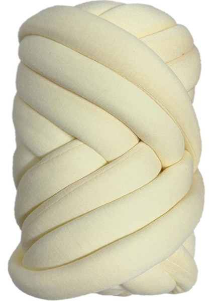 1.5kg Tıknaz Iplik Kol Örgü Ipliği 295INCH Jumbo Boru Şeklindeki Iplik Atma Sepetleri Için Bej (Yurt Dışından)