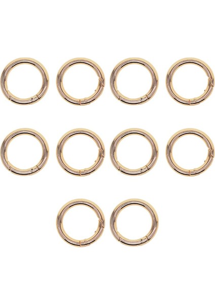 10 Yuvarlak Yapış Yuvarlak Karabina Anahtarlık Tırmanma I 28MM Altın (Yurt Dışından) fiyatları