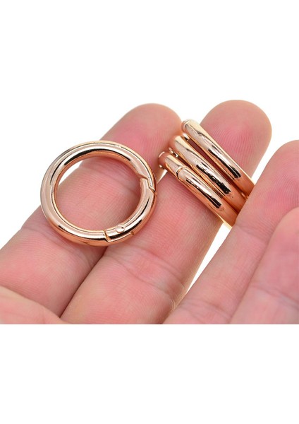 10 Yuvarlak Yapış Yuvarlak Karabina Anahtarlık Tırmanma I 28MM Altın (Yurt Dışından) fırsatları