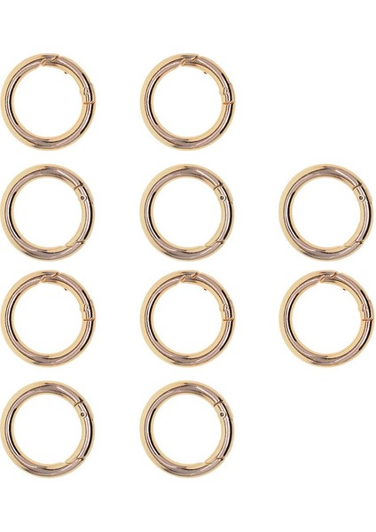 10 Yuvarlak Yapış Yuvarlak Karabina Anahtarlık Tırmanma I 28MM Altın (Yurt Dışından) indirimleri