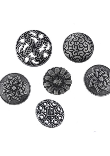 50X Yuvarlak Kar Düğ Çiçek Ş Dekor El Sanatları Için Dekoratif (Yurt Dışından)