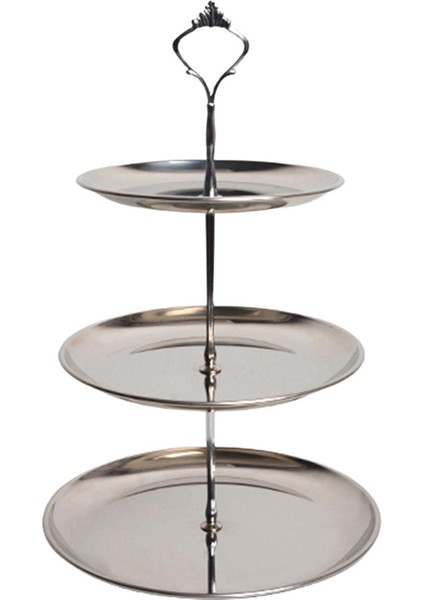 Tatlı Stand Çerez Rafı Meyve Tabağı Cupcake Tutucu Ev Üç Katman Için Ekran (Yurt Dışından)