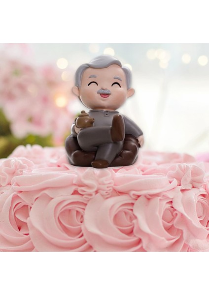 Büyükanne Heykeli Minyatür Heykelcik Kiraları Süs Masa Tableti Büyükbaba (Yurt Dışından) fırsatları