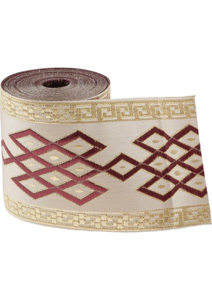 5 Metre Etnik Tarzı Jakard Şerit Perde Giyim Çantaları Dekor 8cm (Yurt Dışından) fiyatları