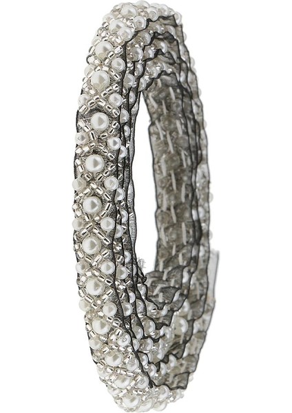 1 Yard Inci Boncuklu Ş Trimler Ş Aplikleri - + (Yurt Dışından)