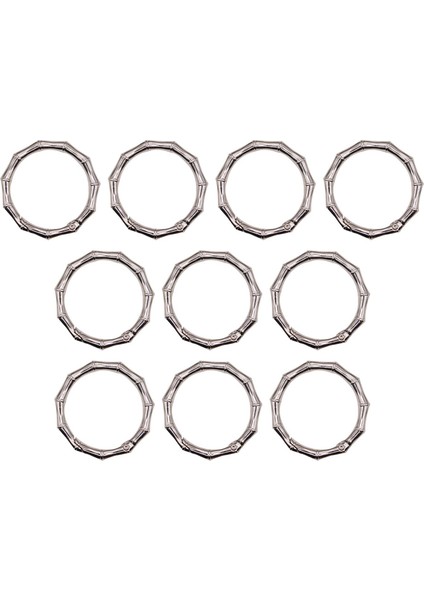 10 Yaylı Yuvarlak Karabina Klipsleri Tote Omuz Askısı Için Çıtçı Argent (Yurt Dışından) fiyatları