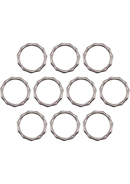 10 Yaylı Yuvarlak Karabina Klipsleri Tote Omuz Askısı Için Çıtçı Argent (Yurt Dışından) indirimleri