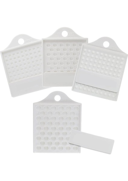 4x Takı Boncuk Kurulu 3/4/6/8mm Sıralama Boncuk Sayacı Takı Yapımı Için Tepsi Beyaz (Yurt Dışından) modelleri