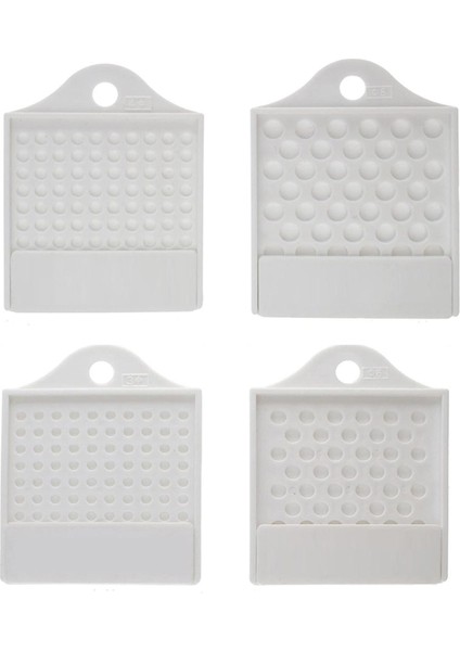 4x Takı Boncuk Kurulu 3/4/6/8mm Sıralama Boncuk Sayacı Takı Yapımı Için Tepsi Beyaz (Yurt Dışından) indirimleri