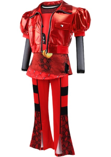 Çocuklar Kırmızı Kostüm Polyester Sahne Üst ve Pantolon Parti Için 110 cm (Yurt Dışından) fiyatları