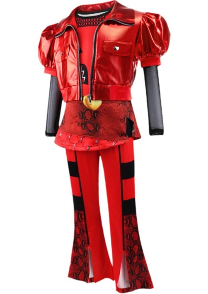 Çocuklar Kırmızı Kostüm Polyester Sahne Üst ve Pantolon Parti Için 110 cm (Yurt Dışından) fırsatları
