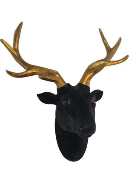 Monte Geyik Kafası Heykel Heykelcik Heykeli Süs El I (Yurt Dışından)