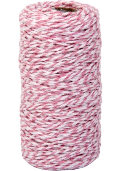 Sicim, 2ply Mutfak Pamuklu Sicim Yemek Pişirme Pembe (Yurt Dışından)
