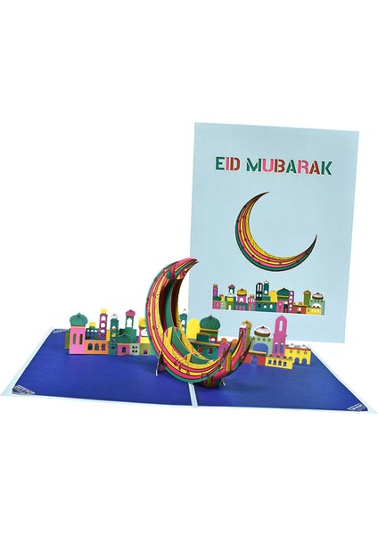 Ramazan Tebrik Kartları Parti Malzemeleri Zarf Festival Kartları Eid Mübarek Ay (Yurt Dışından) fırsatları