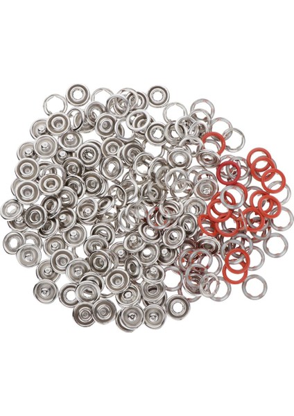 50 Takım Içi Boş Düğme Çıtçıı Düğ Bağlantı Elemanları Turuncu (Yurt Dışından) modelleri