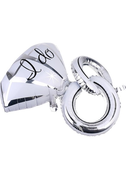 43 "dev Yüzükler Helyum Balon Düğün Nişan Dekorasyonu (Yurt Dışından) modelleri
