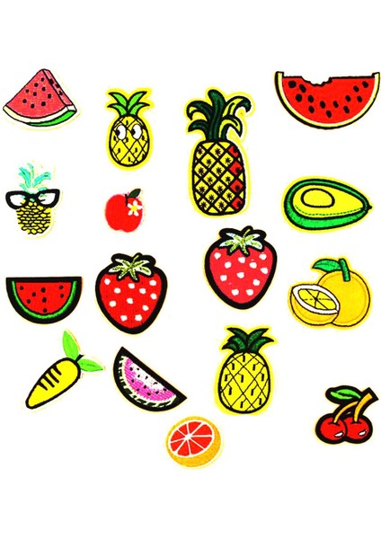 16 Nakış Aplikler Dıy (Yurt Dışından)