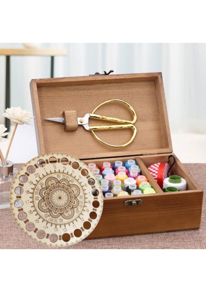 Ahşap Nakış Ipi Ör Ipliği El Sanatları Iğne Işi Organizasyonu A (Yurt Dışından) fırsatları