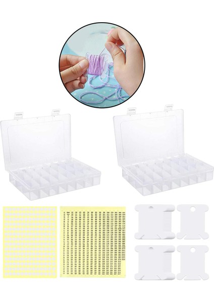 Nakış Ipliği Ör Parçaları 2 Parçalı 150 Makaralı 24 - 24 (Yurt Dışından) indirimleri