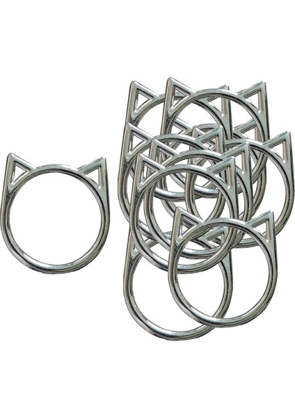 10 Metal Zanaat I Kemerler Çantalar Için Bağlantı I Kolye Baykuş 36X39X2MM (Yurt Dışından)