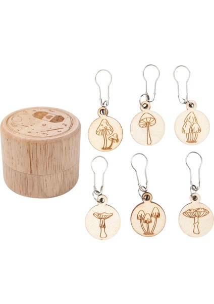 6x Ahşap Örgü Araçları El Yapımı Dıy Kolye Örgü Desen Hatırlatma Depolama ile (Yurt Dışından) modelleri