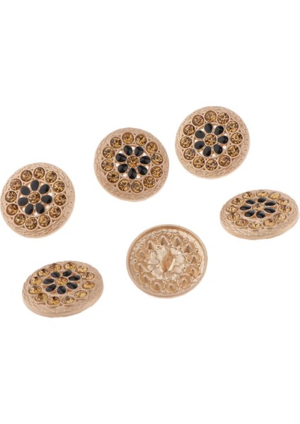 Takım Elbise, Gömlek, Çanta, Şapka, Dikiş Dıy Için 6 Adet Yuvarlak Taklidi Sap Düğmeleri (Yurt Dışından)