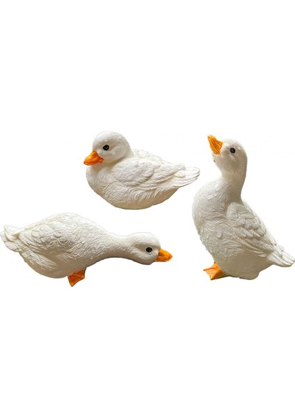 Avlu Dış Odası Için 3 Reçine Heykelleri Süslemeleri (Yurt Dışından) modelleri