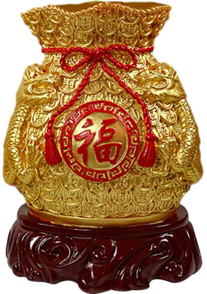 Bahar Şenliği Çanta Çanta Feng Shui Vazo Süs Ekici Pot Yatak Odası Altın (Yurt Dışından)