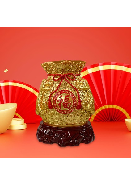 Bahar Şenliği Çanta Çanta Feng Shui Vazo Süs Ekici Pot Yatak Odası Altın (Yurt Dışından) modelleri