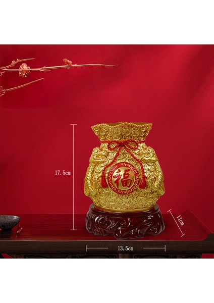 Bahar Şenliği Çanta Çanta Feng Shui Vazo Süs Ekici Pot Yatak Odası Altın (Yurt Dışından) indirimleri
