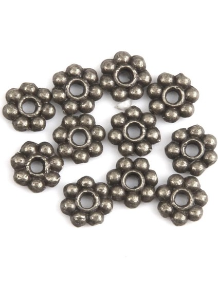 100X Çiçek Spacer Charms Takı Bulgular Süsleme 4mm (Yurt Dışından) fiyatları