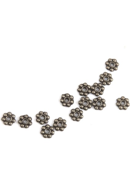 100X Çiçek Spacer Charms Takı Bulgular Süsleme 4mm (Yurt Dışından) fırsatları