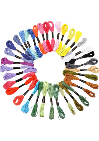 24/36X Nakış Ipi Çile Pamuk Çapraz Dikiş Konuları Dostluk Bilezikler 36 Renk (Yurt Dışından)