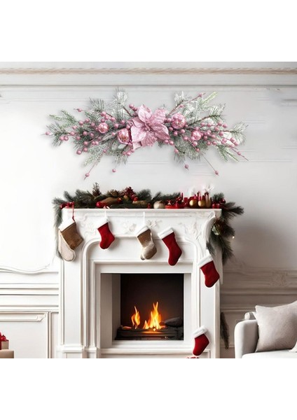 Noel Swag Duvarları Tatiller Için Noel Çelengi Hediyesi (Yurt Dışından) fırsatları