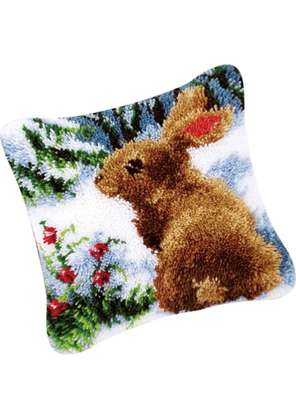Mandal Iılıfı Minder Örtüsü Dıy Needlecrafts 17X17'' Tavşan (Yurt Dışından)