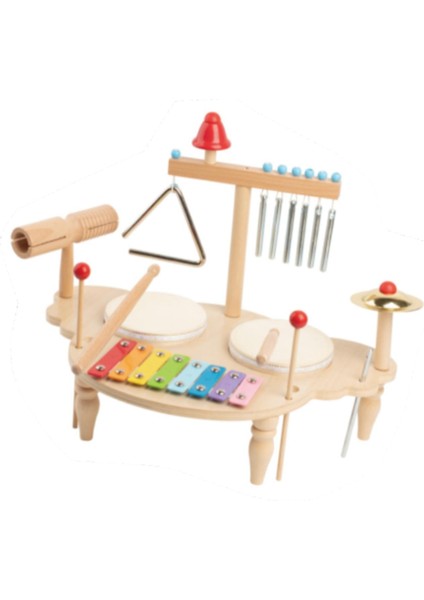 Çocuklar Davul Müzik Aleti Ahşap Vurmalı Motor Becerisi (Yurt Dışından) indirimleri