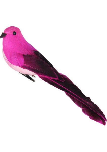 Köpük Kuşlar Figürinler Kuşlar Bahçe Heykeli Pembe (Yurt Dışından)