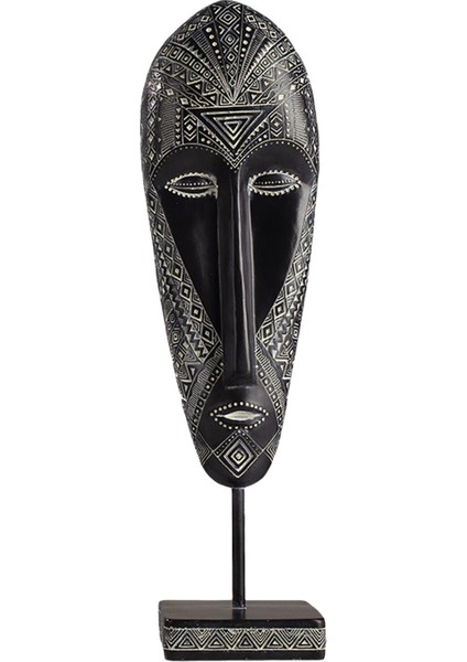 Afrika Heykel Reçine Soyut Heykeli Ev Bar Giriş Holü 12X7.5X41.5 cm (Yurt Dışından) modelleri