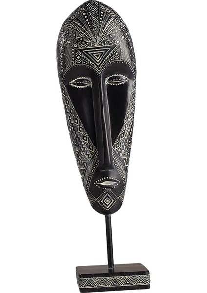Afrika Heykel Reçine Soyut Heykeli Ev Bar Giriş Holü 12X7.5X41.5 cm (Yurt Dışından) indirimleri