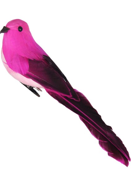 Köpük Kuşlar Figürinler Kuşlar Bahçe Heykeli Pembe (Yurt Dışından)