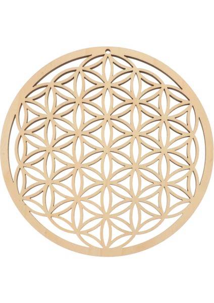 Kutsal Geometri Duvar Heykel Ahşap Izgara Ev Dekor Meditasyon Asılı Zanaat D 30.5 cm (Yurt Dışından) fiyatları