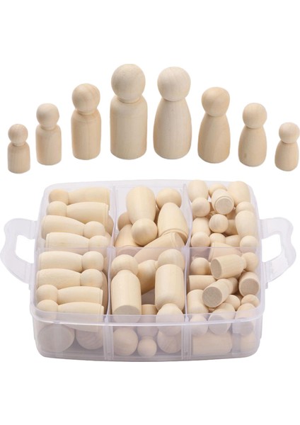 50X Boş Mandal Boyama Ahşap Yap Figürler El Sanatları Kuklalar (Yurt Dışından) fiyatları