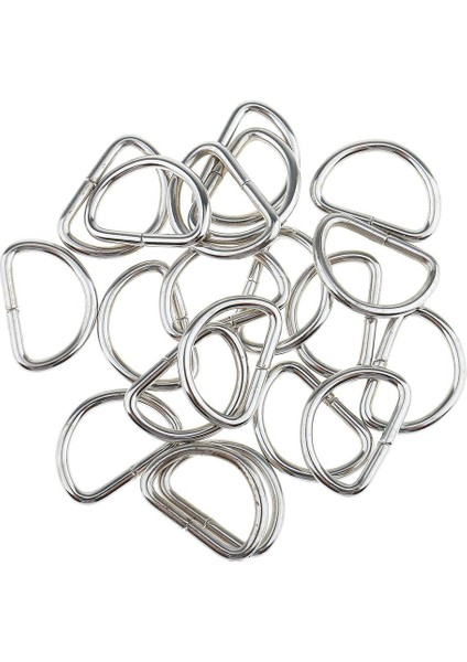 100 Metal D S Dokuma Tokaları Çemberleme Kemerleri Çanta Lehimsiz Dıy 15X10X2MM (Yurt Dışından) modelleri