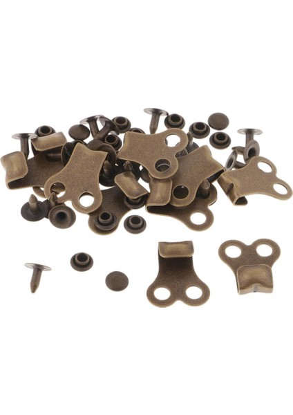 10 Takım Bakır Çizme Kancaları Perçinli Dantel Bağlantı Parçaları Kamp Yürüyüşü Tırmanma Onarım Bronz (Yurt Dışından) fiyatları