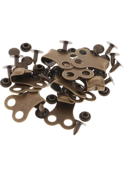 10 Takım Bakır Çizme Kancaları Perçinli Dantel Bağlantı Parçaları Kamp Yürüyüşü Tırmanma Onarım Bronz (Yurt Dışından) indirimleri