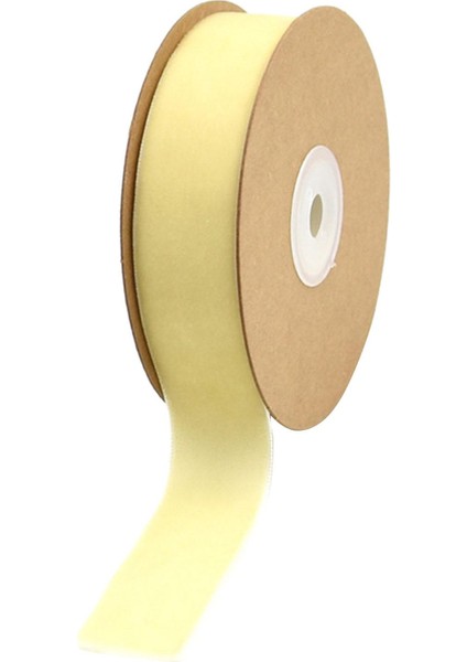 Hediye Paketleme Dekorasyonu El Yapımı El Sanatları Dikiş Bej Makaralı Kadife Kurdele (Yurt Dışından) fırsatları